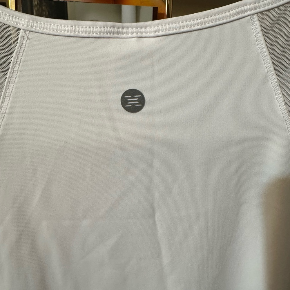 RBX White Fitted Sleeveless Tank Top - Picture 7 of 8